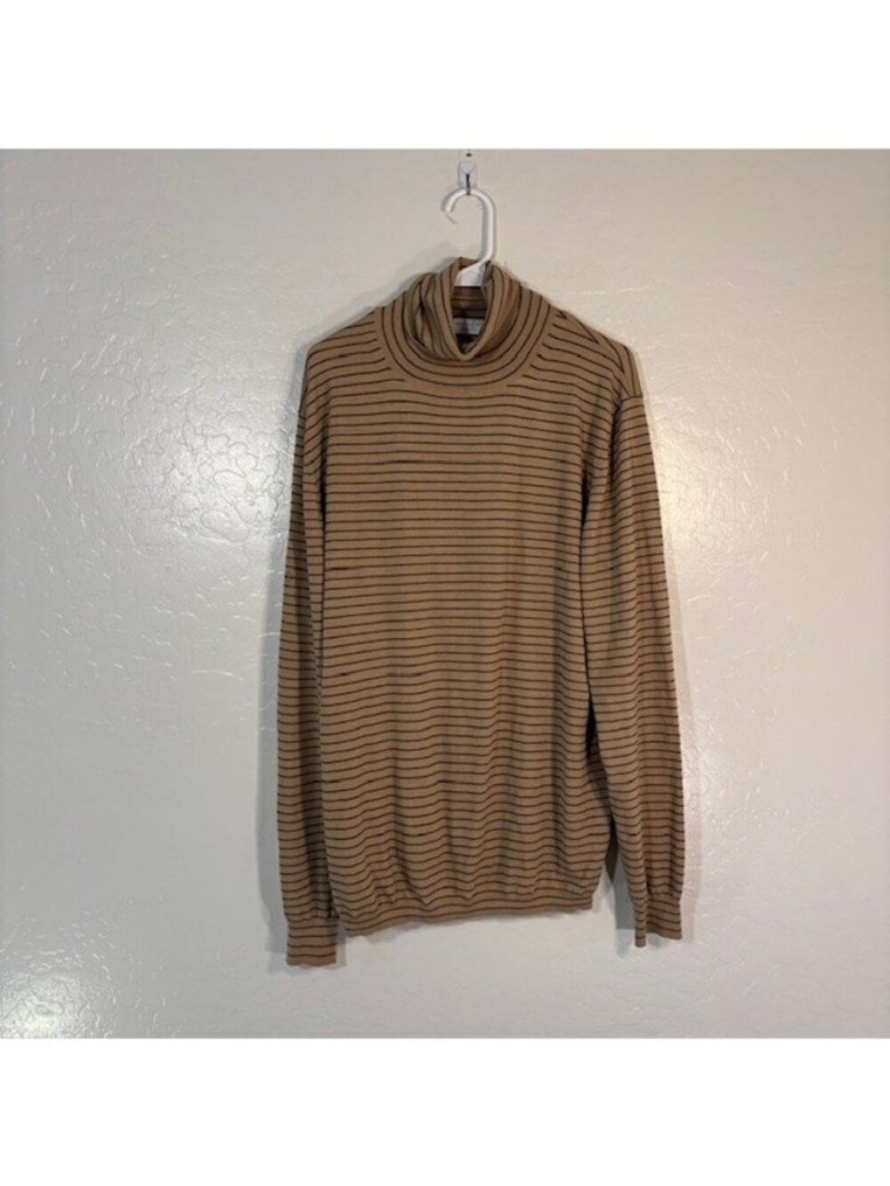 John Elliott Sweater Mens 4 (XL) Wool Turtleneck Pullover Season Ten Brown Black